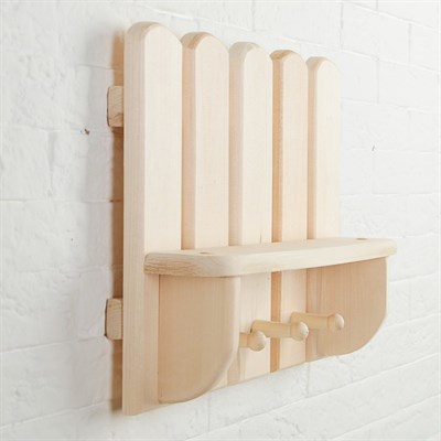 Полка –вешалка "Забор" 400*300*80мм - фото 2065092