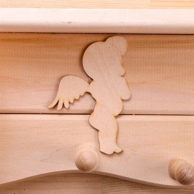 Полка-вешалка «Уют-Амуры» 55×22×8см - фото 2065114