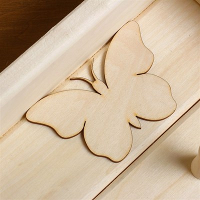 Полка-вешалка «Уют» 55×22×8см - фото 2065119