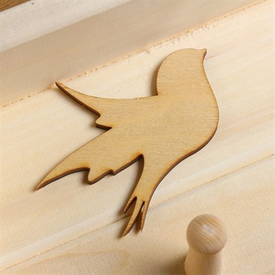 Полка-вешалка «Уют» 55×22×8см - фото 2065120