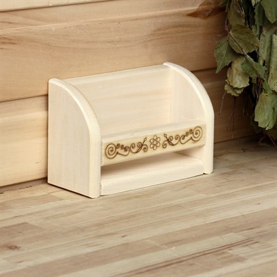 Полочка для масел "Узор", 4  пузырька, 17х11 см - фото 2065154