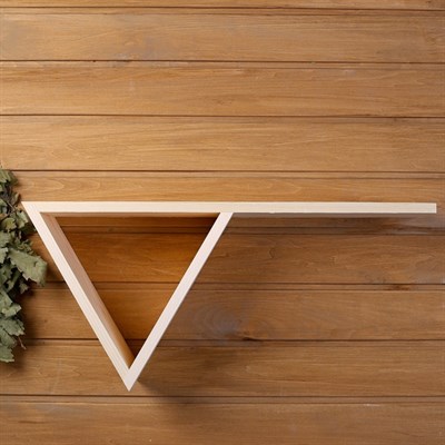Полка "Пирамида" из СОСНЫ, 60х14х28 см - фото 2065187
