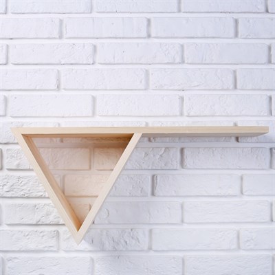 Полка "Пирамида" из СОСНЫ, 60х14х28 см - фото 2065190