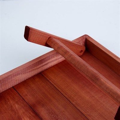 Столик для завтрака складной, 50×30см, морёный, "Добропаровъ" - фото 2065202