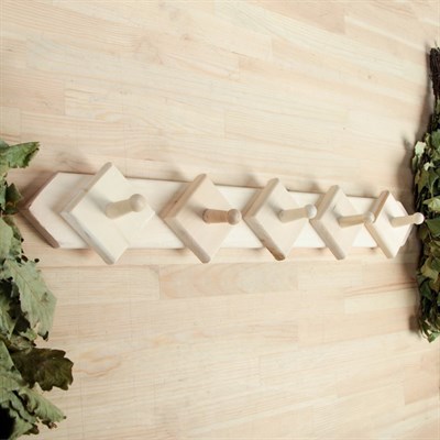 Вешалка 5 крючков, липа "Добропаровъ" - фото 2065246