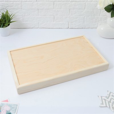 Столик для завтрака складной, 50×30см, светлый - фото 2065254