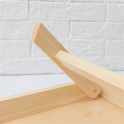 Столик для завтрака складной, 50×30см, светлый - фото 2065255