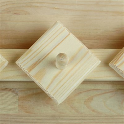 Вешалка-полка, 5 крючков, хвоя "Добропаровъ" - фото 2065317