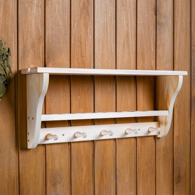 Полка универсальная, 5 крючков - фото 2065334