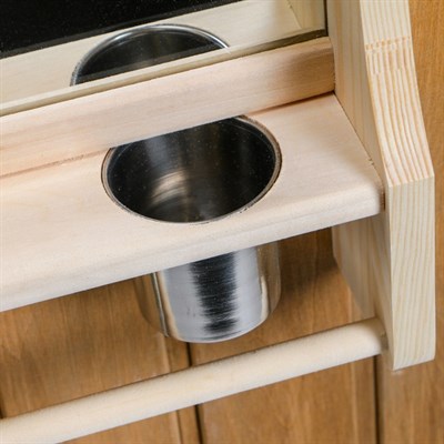 Полка с зеркалом - фото 2065340