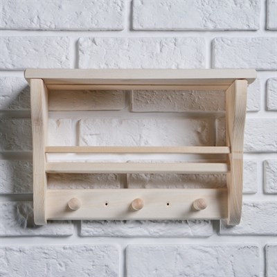 Полка с 3 креплениями - фото 2065354