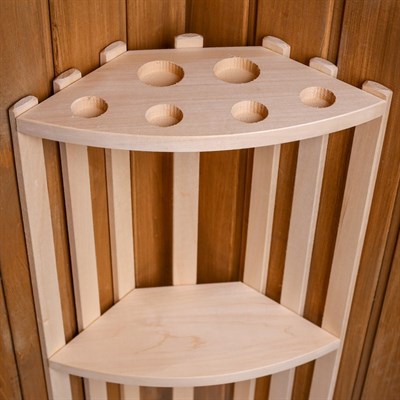 Полка угловая 3-х уровневая - фото 2065359