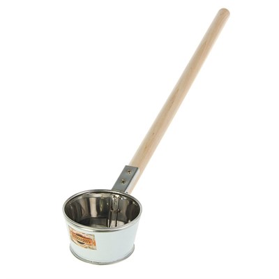 Ковш из нержавеющей стали, 0,35л, с деревянной ручкой, белый, "Добропаровъ" - фото 2065368