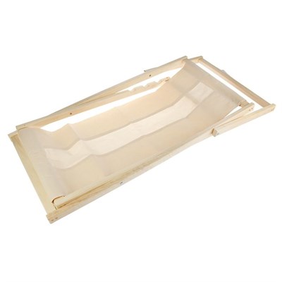 Шезлонг с тканью складной, 60×140×80см, рама из липы - фото 2065394