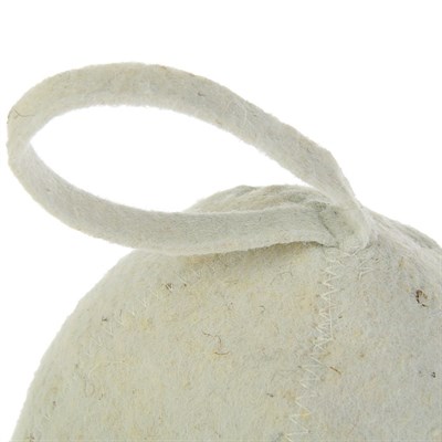 Шапка для бани и сауны светлая - фото 2065402