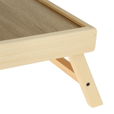 Столик для завтрака складной, 50×30см, цвет орех сонома, "Добропаровъ" - фото 2065612