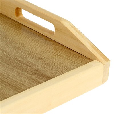 Столик для завтрака складной, 50×30см, с ручками, орех сонома, "Добропаровъ" - фото 2065620