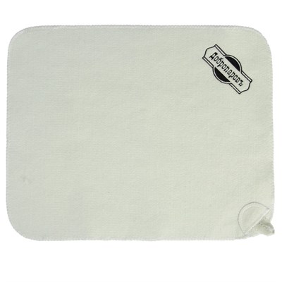 Коврик для бани и сауны, белый с черной вышивкой "ДОБРОПАРОВЪ" - фото 2065651