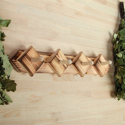 Вешалка 4 крючка термо, ХВОЯ - фото 2065682