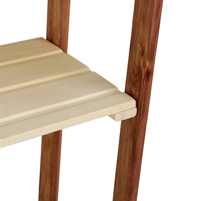 Стеллаж деревянный, 73×30×170см, морёные стойки - фото 2065696