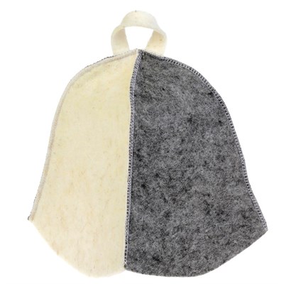 Шапка банная "Классическая" комбинированная, войлок - фото 2065713