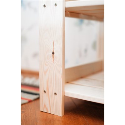 Стеллаж для обуви деревянный, 64×32×52см, 3 полки - фото 2065766