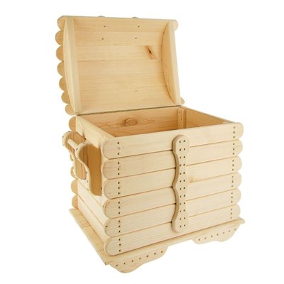 Сундук "Разбойник" фигурный, натуральная сосна - фото 2065871