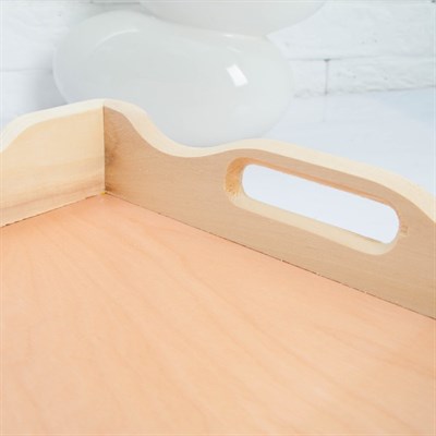 Поднос с ручками (дерево липа), МАССИВ - фото 2065874