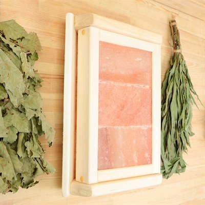 Абажур"Гималайская соль" 3 кирпичика 38х9х30см - фото 2065879