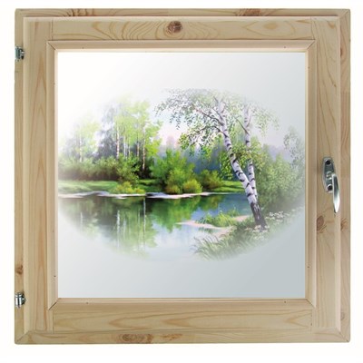 Окно, 50×60см, "Лесная сказка", двойной стеклопакет, "Добропаровъ" - фото 2066079