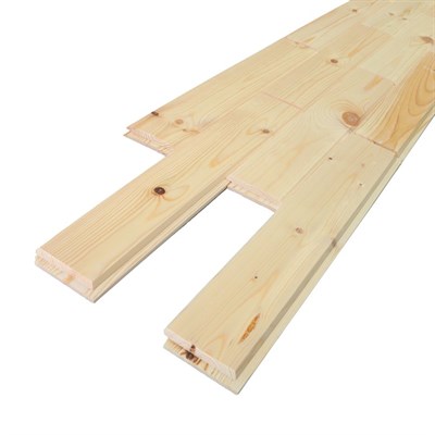 Стеновой паркет СОСНА сорт "АВ" 126х26см, в упаковке (0,87м2) 3 шт "Лесопилка 121" - фото 2066264