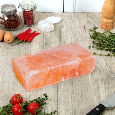 Кирпич из гималайской соли, шлифованный, 20х10х5 см, "Добропаровъ" - фото 2066336