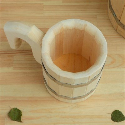 Кружка 1 л, липа "Добропаровъ" - фото 2066394