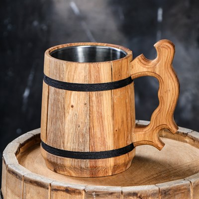 Кружка пивная с колбой "Вайсбир", 0,5 л, 1 сорт - фото 2066397