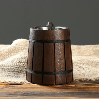 Кружка пивная с колбой "Эль" 0,3 л, 1 сорт - фото 2066405