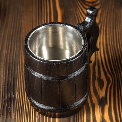 Кружка пивная с колбой "Келлербир", 0,3л УЦЕНКА - фото 2066454