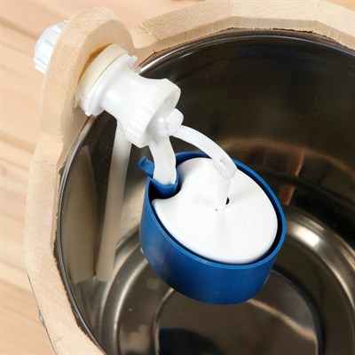 Обливное устройство из липы, 9л, нержавеющая вставка - фото 2066666