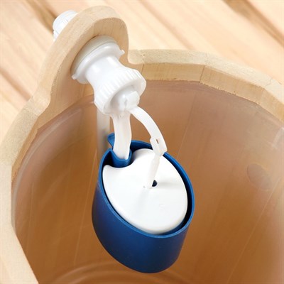 Обливное устройство из липы, 9л, пластиковая вставка - фото 2066672