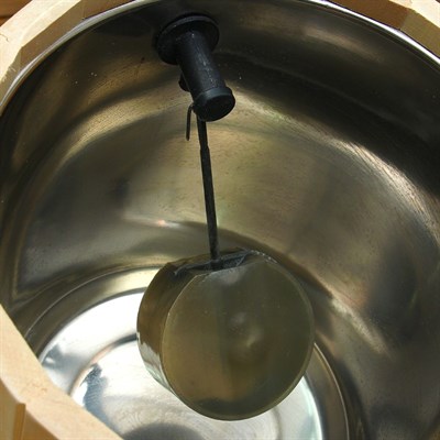 Обливное устройство из липы, 15л, оцинкованная вставка, "Добропаровъ" - фото 2066702