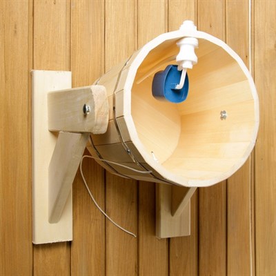 Обливное устройство из липы, 10л, нержавеющий обруч - фото 2066704