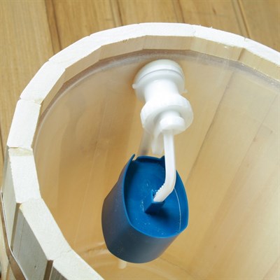 Обливное устройство из липы, 9л, пластиковая вставка - фото 2066708