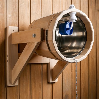 Обливное устройство из липы, "Русская забава", 10л, нержавеющая вставка - фото 2066713