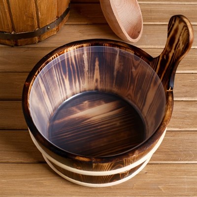 Запарник с пластиковой вставкой, 4 литра 26х22х27 см - фото 2066766