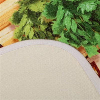 Коврик придверный в баню "Оставь проблемы, всяк сюда входящий" - фото 2071072