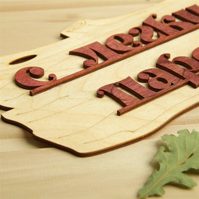 Табличка для бани "С легким паром!" 30х17см - фото 2071119