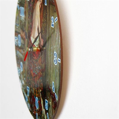 Часы настенные, серия: Интерьер, для бани "Девица в бане" - фото 2071254