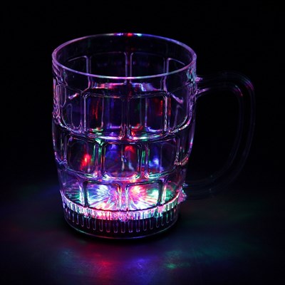 Кружка пивная, с подсветкой, 350 мл - фото 2071291