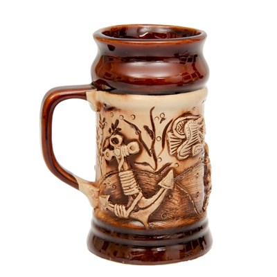 Кружка для пива "Морская лепка" 0,9 л, микс - фото 2071349