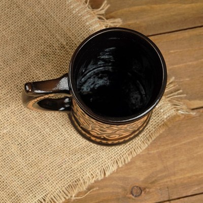 Пивная кружка "Рыбалка 3"  0,5л/13,5см - фото 2071362