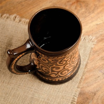 Пивная кружка «Чтоб клевало» 0,5л/13,5см - фото 2071377